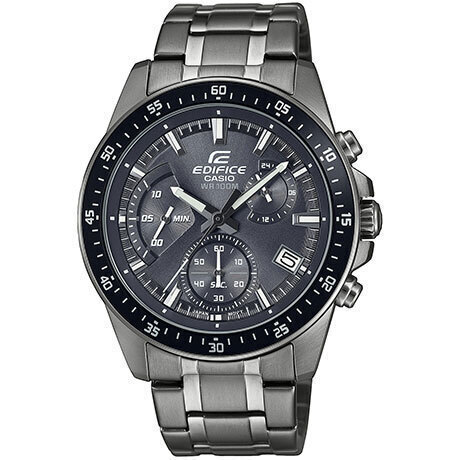Casio EFV‑540DC‑1CVUEF Ανδρικό Αναλογικό-Ψηφιακό Ρολόι με Γκρι Μεταλλικό Μπρασελέ
